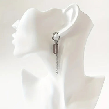 Deadly Chain Hoop Earrings